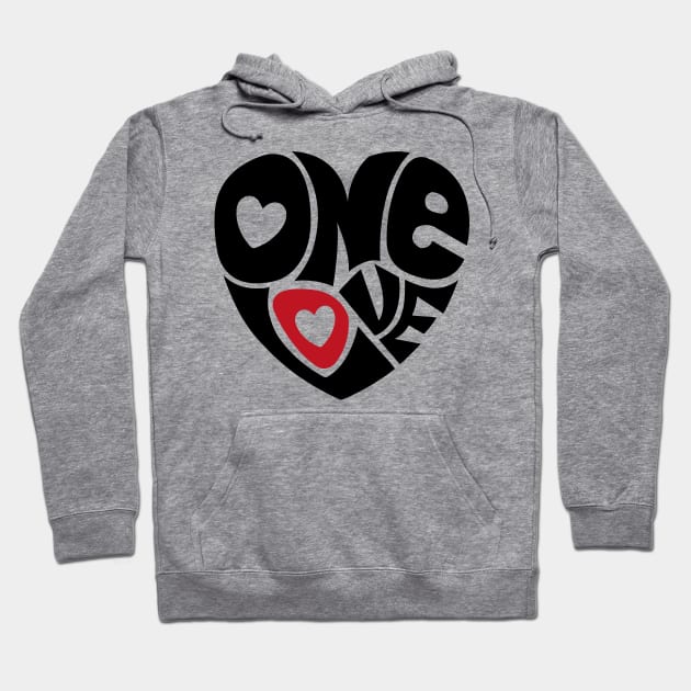 One Love Hoodie by axemangraphics